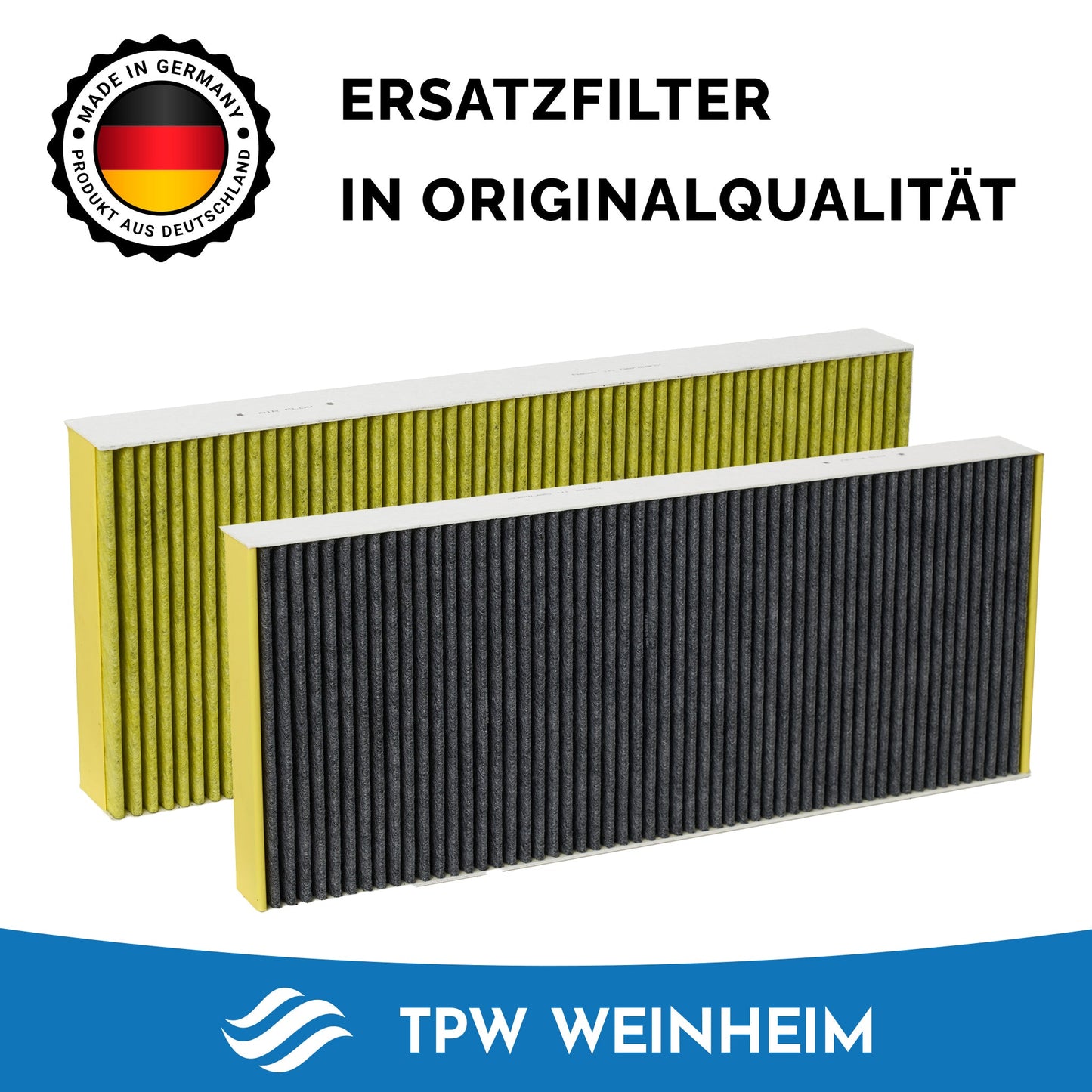 Ersatzfilter passend für BOSCH – kompatibel mit DSZ4681, DWZ1IX1B6, 11018621 | 460x190x50 mm – Typ B - Hauptbild