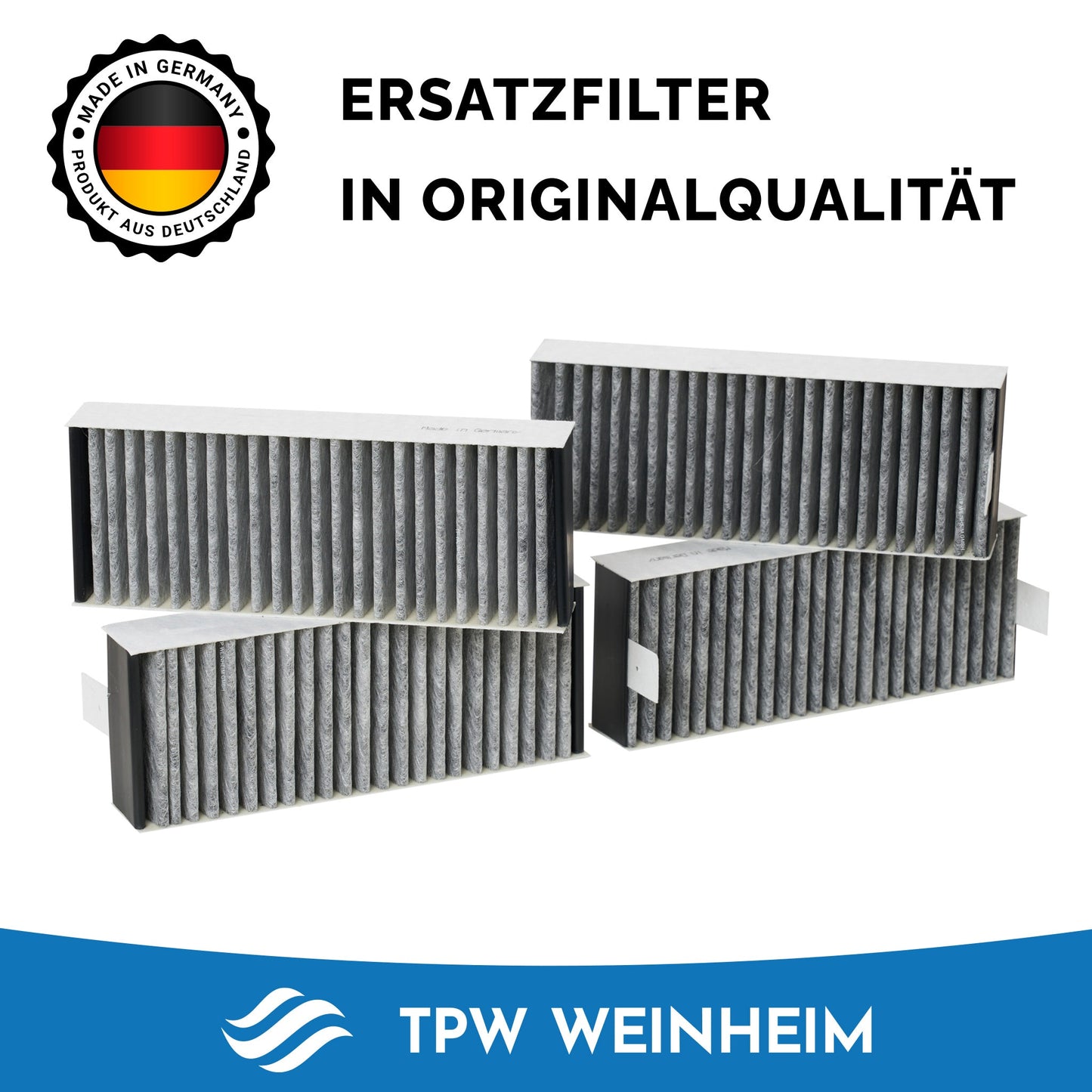 Ersatzfilter passend für NEFF – kompatibel mit HEZ9VEDU0, HEZ9VRUD0, 17004796 | 192x74x35 mm - Hauptbild