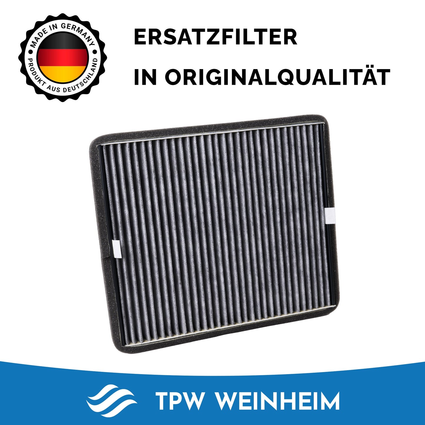 Miele DKF 12-P Dunstabzugshauben-Ersatzfilter / Aktivkohle – kompatibel mit Miele DA 4xx, Miele DA 39x, Miele DA 42xx | 287 x 243 x 20 mm - Hauptbild