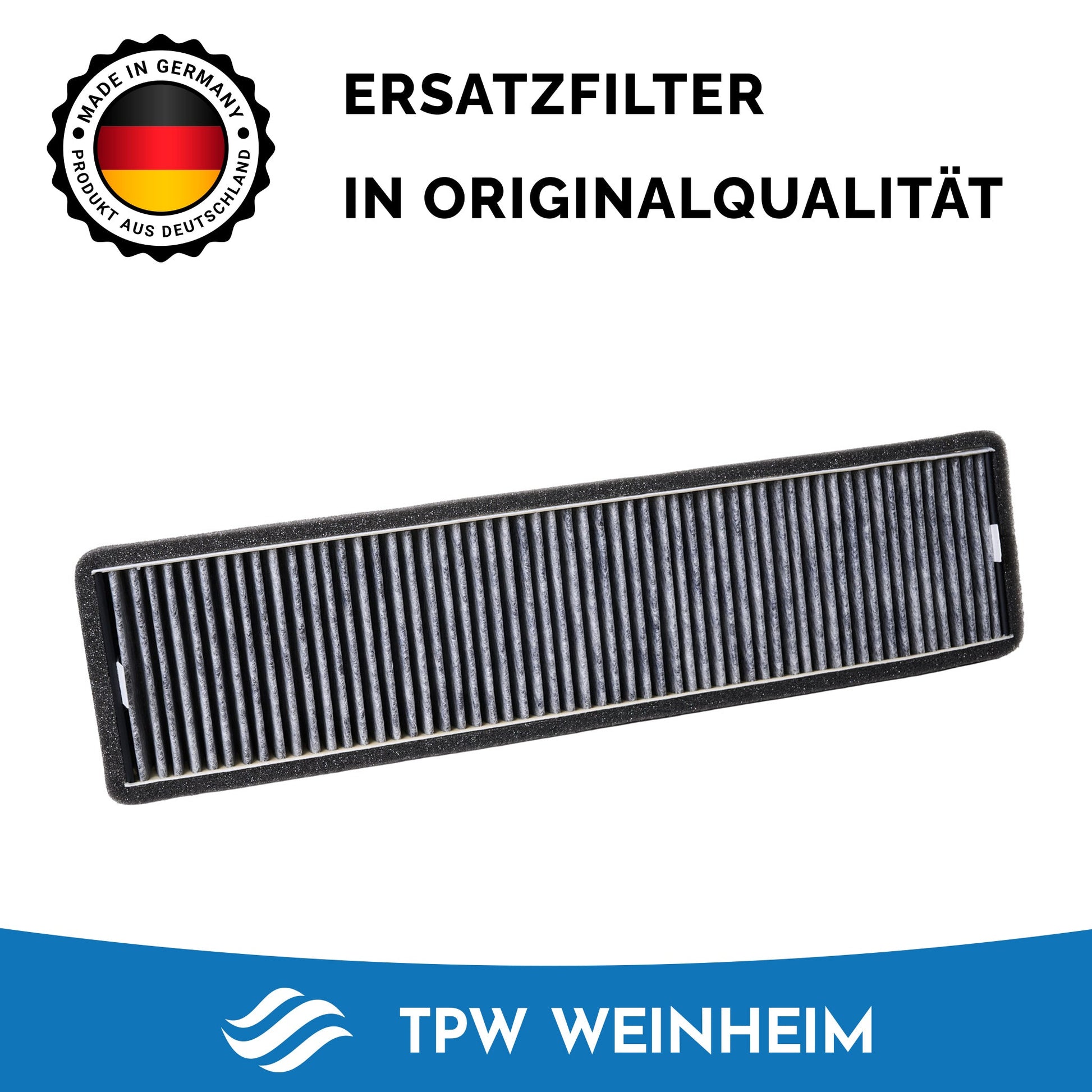 Miele DKF 13-P Dunstabzugshauben-Ersatzfilter / Aktivkohle – kompatibel mit Miele DA 3366, Miele DA 3460, Miele DA 3496 | 477 x 115 x 30 mm - Hauptbild